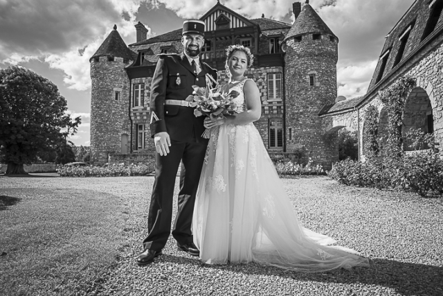 Photographe mariage Paris séance photo mariés château