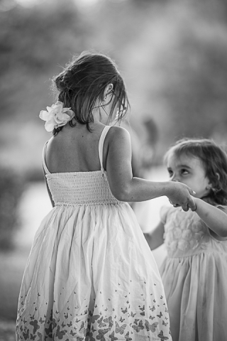 Photographe mariage château enfants